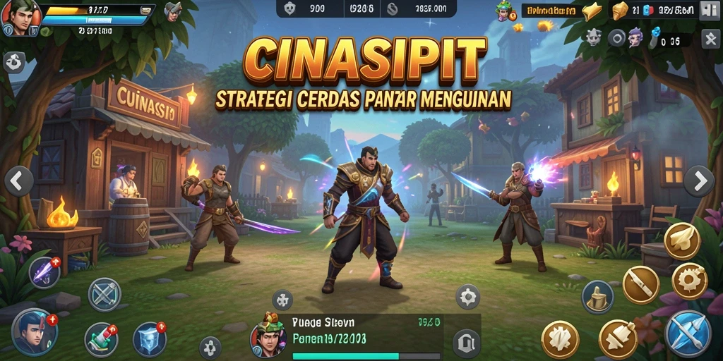 Tampilan gameplay intens CINASIPIT yang menampilkan strategi mendalam.