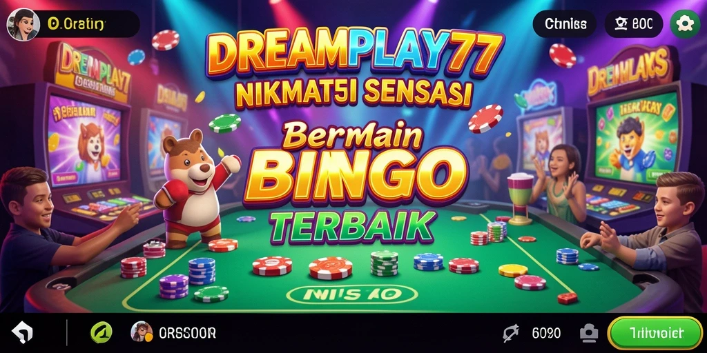 Tampilan gameplay seru dari aplikasi Bingo DREAMPLAY77.
