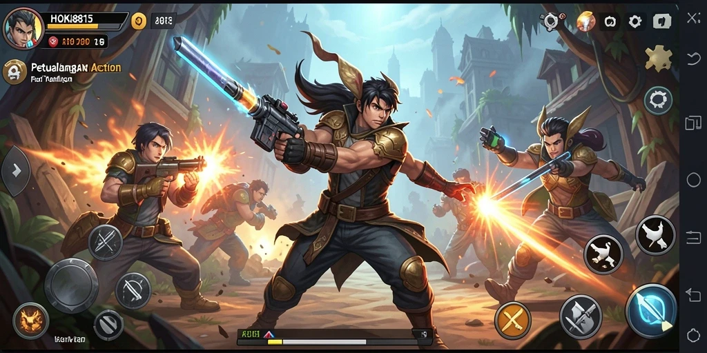 Gameplay seru penuh aksi dan tantangan di HOKI8815.