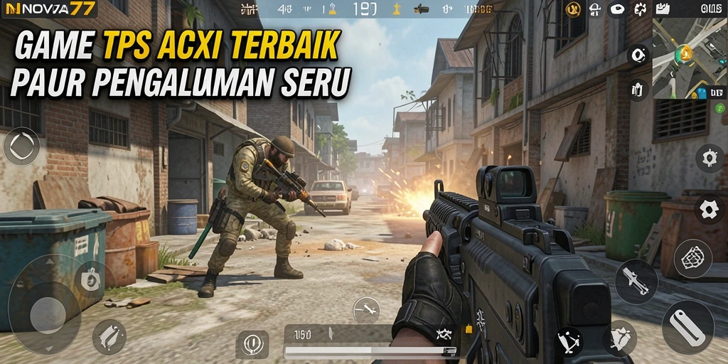 Gameplay INOVA77 yang intens dengan grafik menawan.