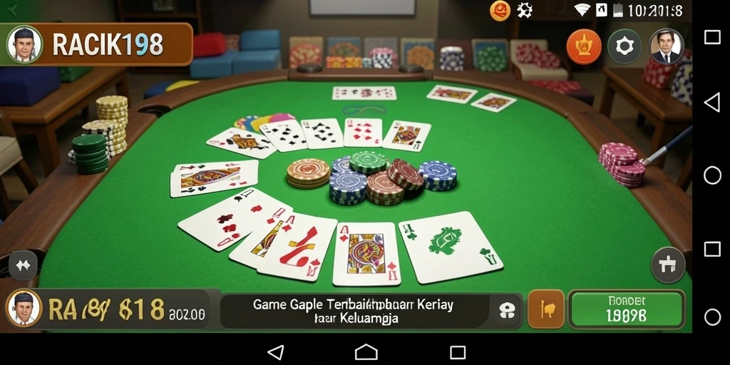 Screenshot gameplay Gaple yang menyenangkan di RACIK198.