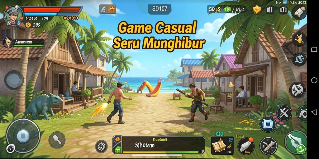 Screenshot gameplay SD107 menampilkan keseruan permainan Casual.