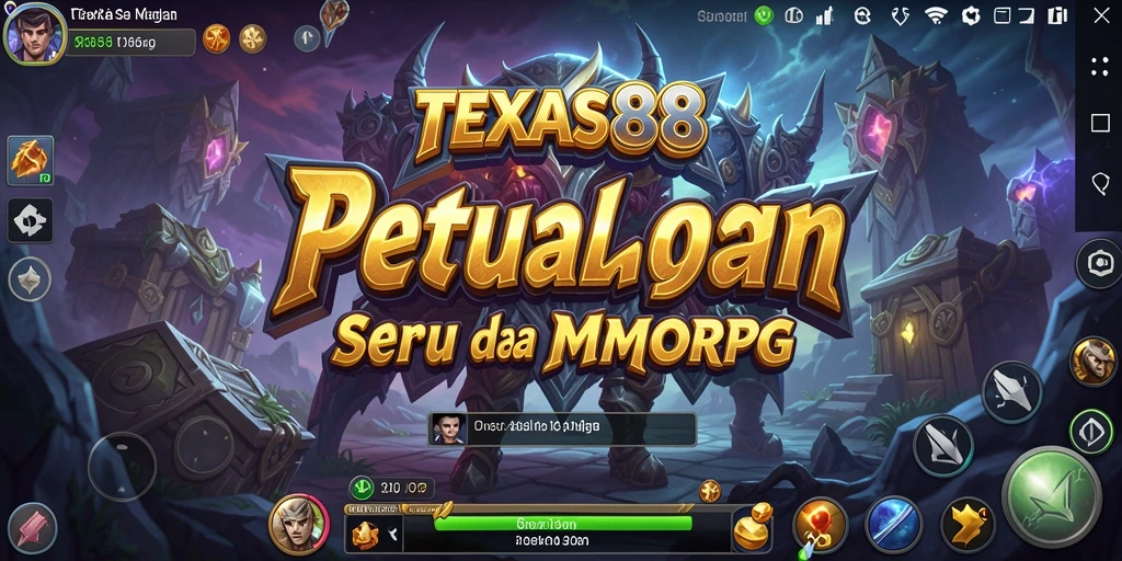 Screenshot gameplay TEXAS88 menampilkan aksi seru dalam dunia MMORPG.