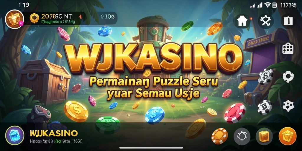 Screenshot gameplay WJKASINO yang menggambarkan tantangan Puzzle menarik.